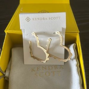 Sophie Heart Hoop Earrings